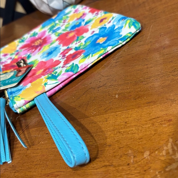The Pioneer Woman Floral Print Cosmetic Case Wristlet NWT - Picture 8 of 9